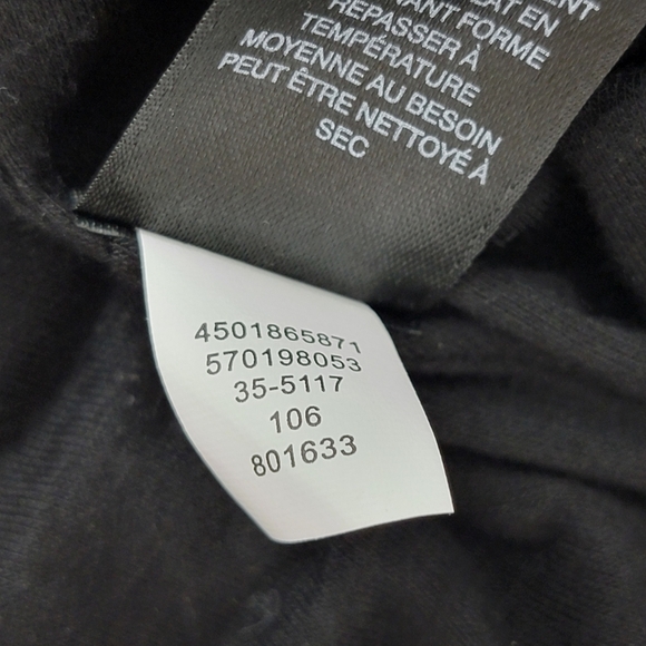 WHBM Black Elegant Boho Floral Embroidered Cold Shoulder Ruffled Maxi Dress Sz 6 - Picture 16 of 16